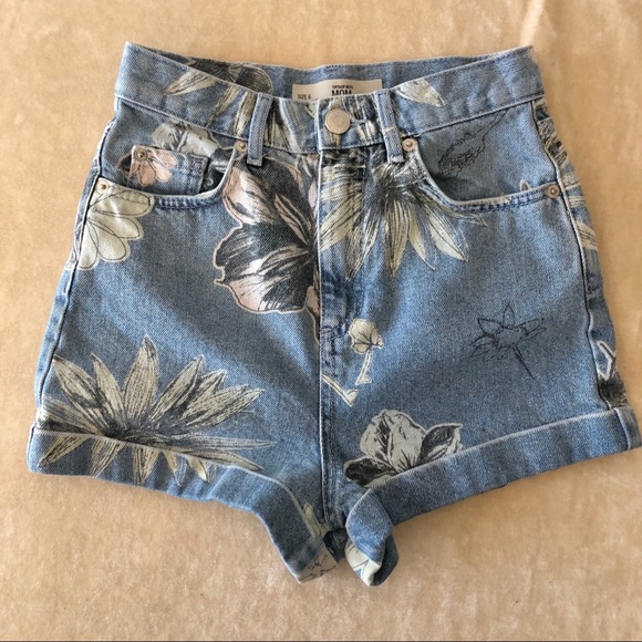 Topshop MOM Jean shorts